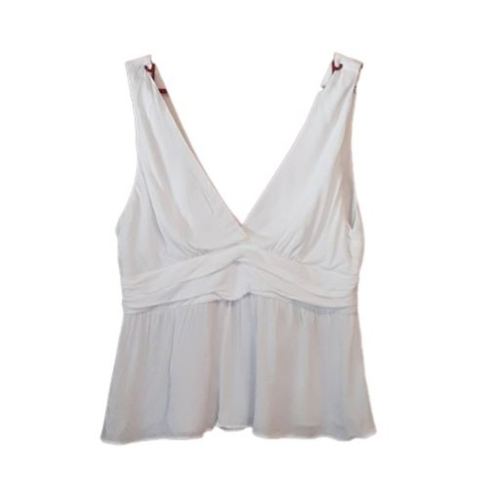 Socialite Halter Blouse Women's Size XL White Bandage Bodice NWT